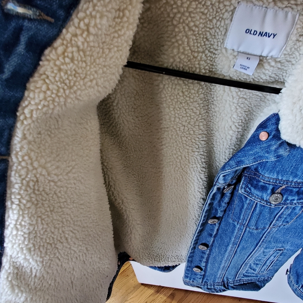 OLD Navy Fur Denim Jacket